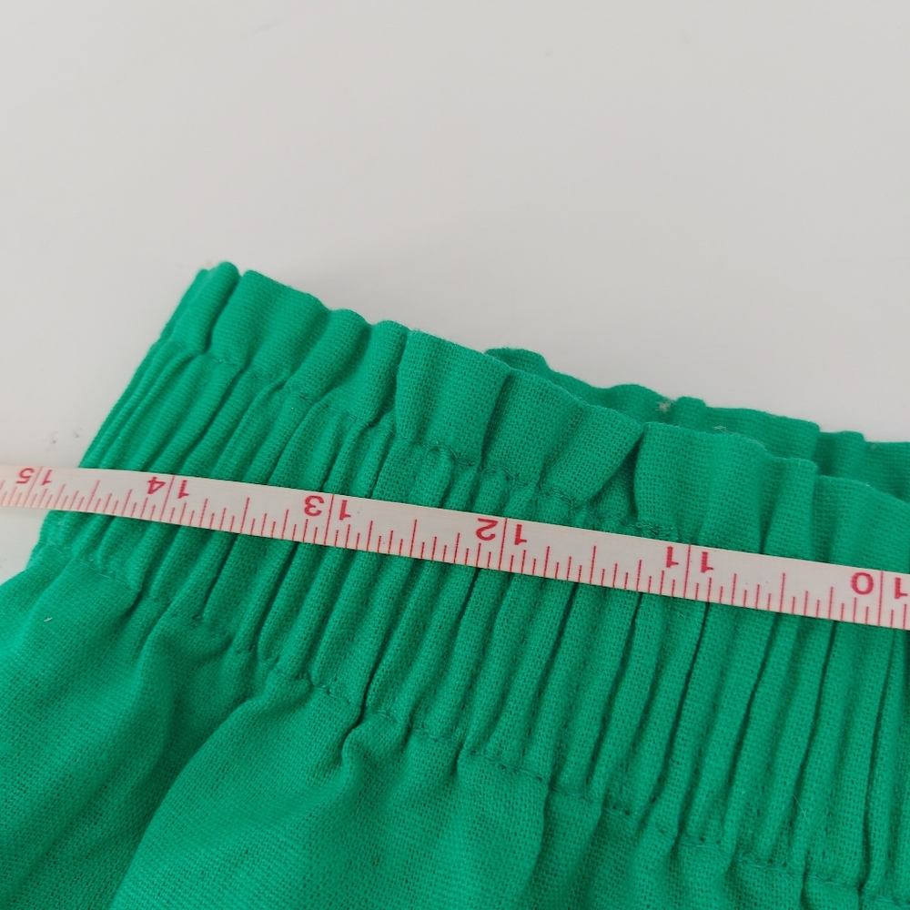 J.Crew Linen-cotton blend city midi skirt Green Size 8 - Picture 10 of 12